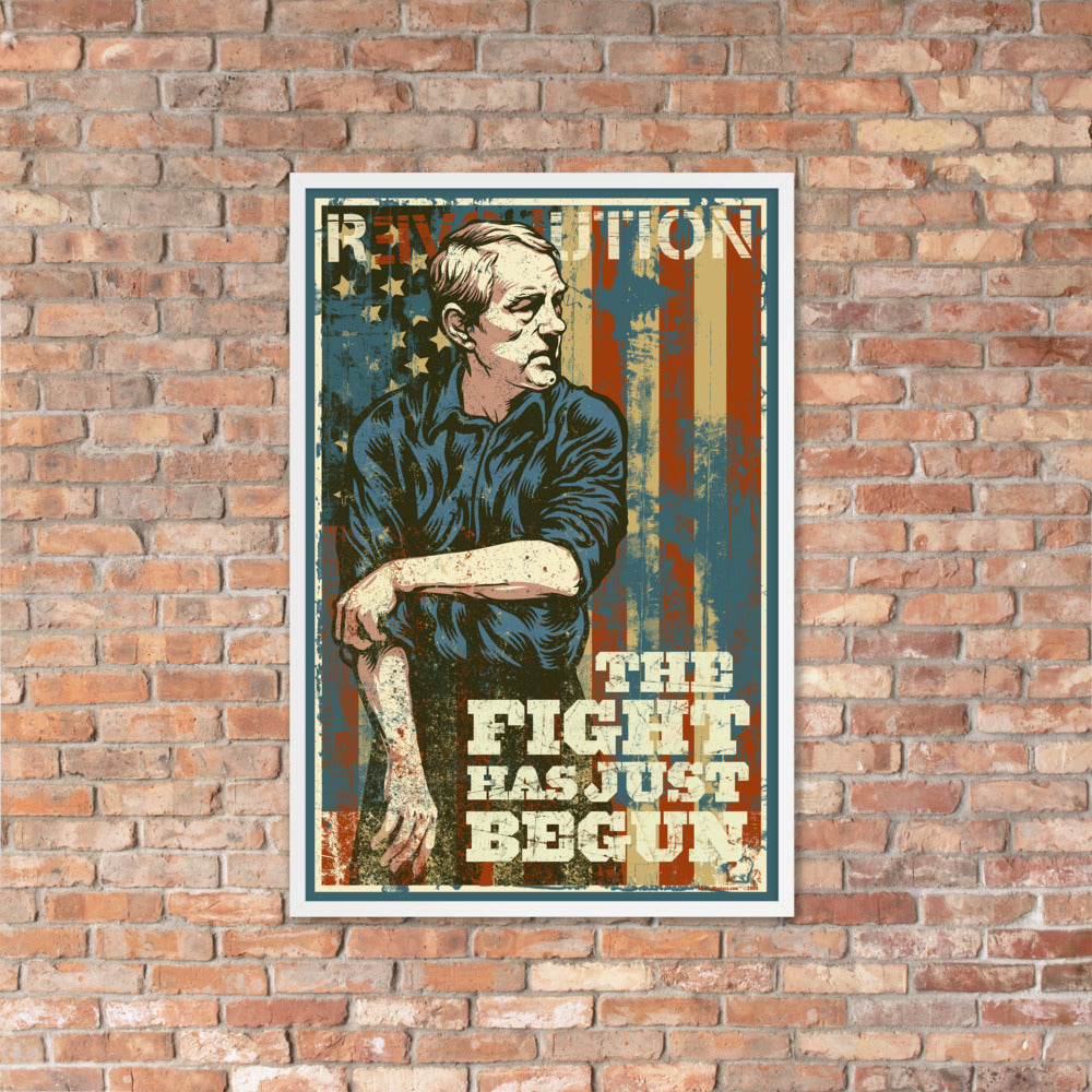 Ron Paul Revolution The Fight Has Just Begun by Dan McCall Framed Print