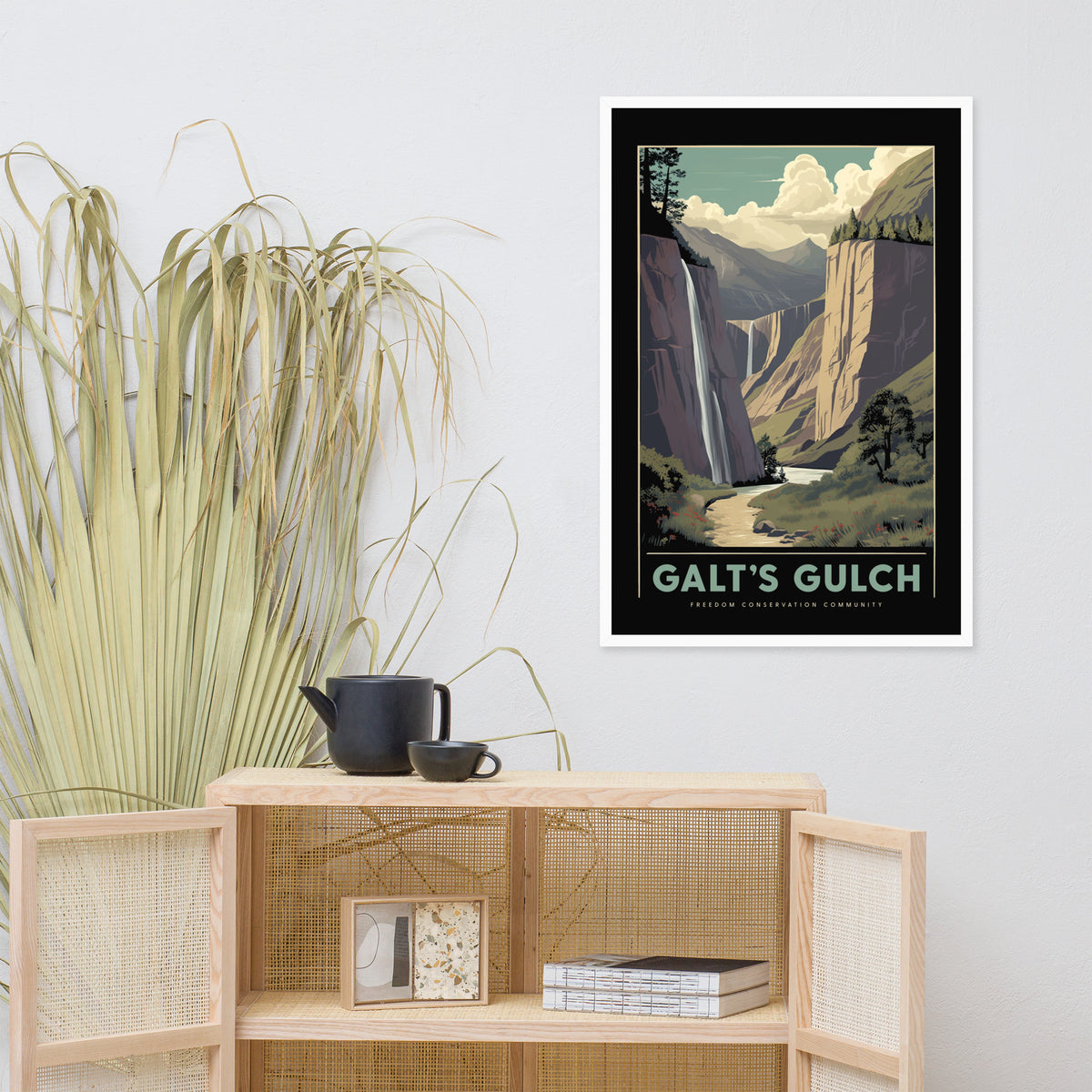Galt&#39;s Gulch Framed Print