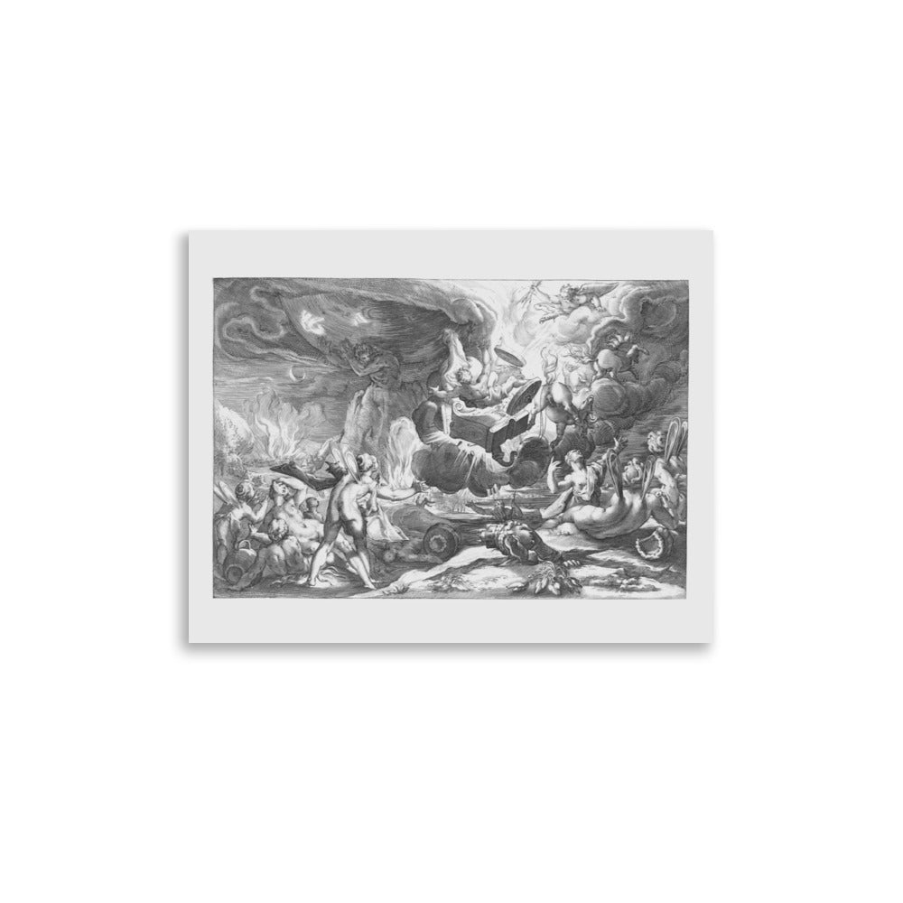 The Fall of Phaeton from the Ovid&#39;s Metamorphoses Art Print