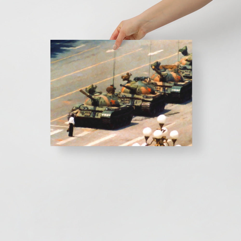 Tank Man Painting Print