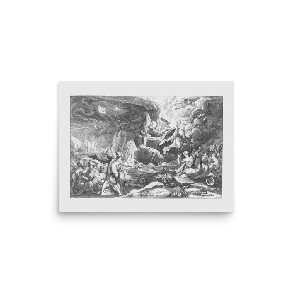 The Fall of Phaeton from the Ovid&#39;s Metamorphoses Art Print