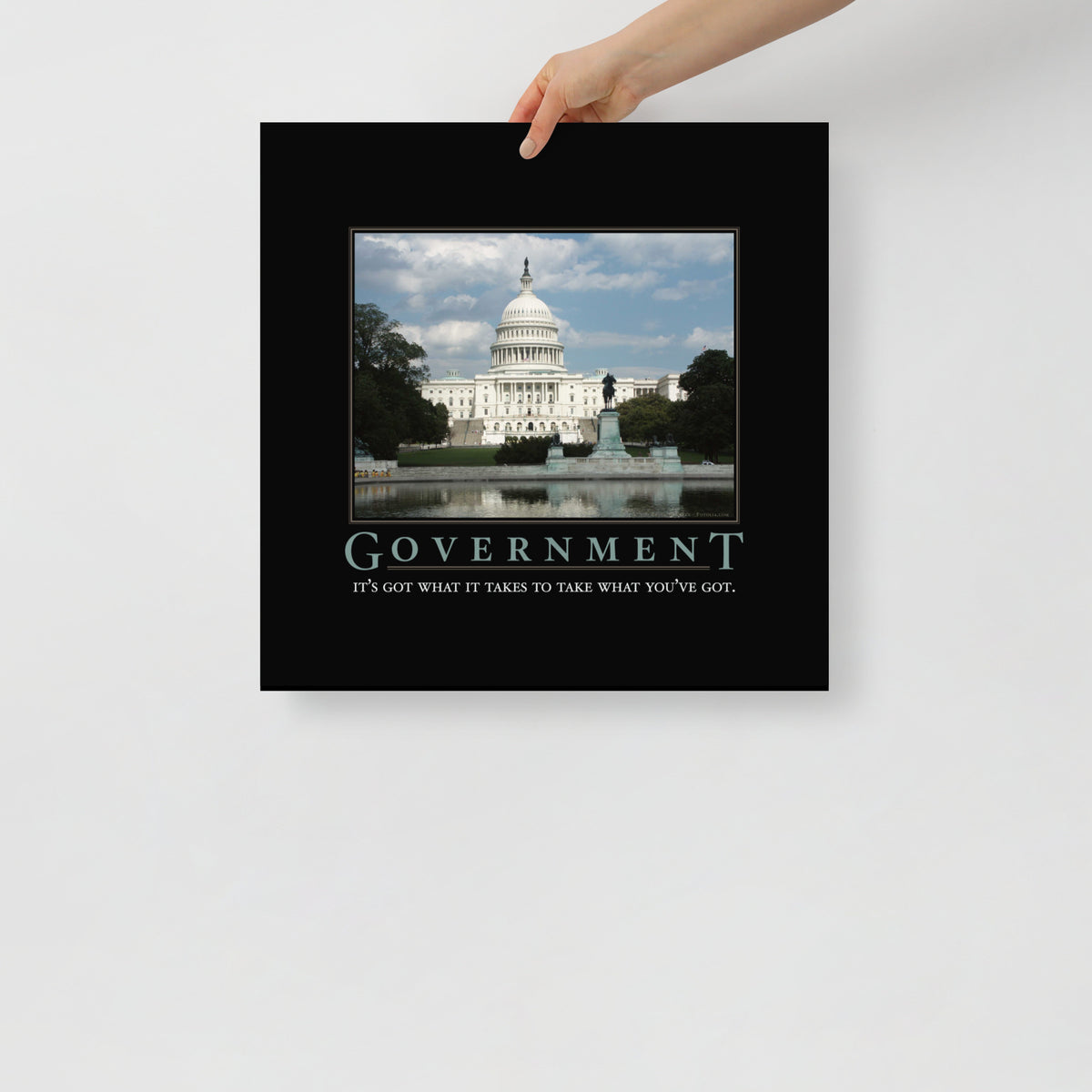 Government Motivational Parody Poster