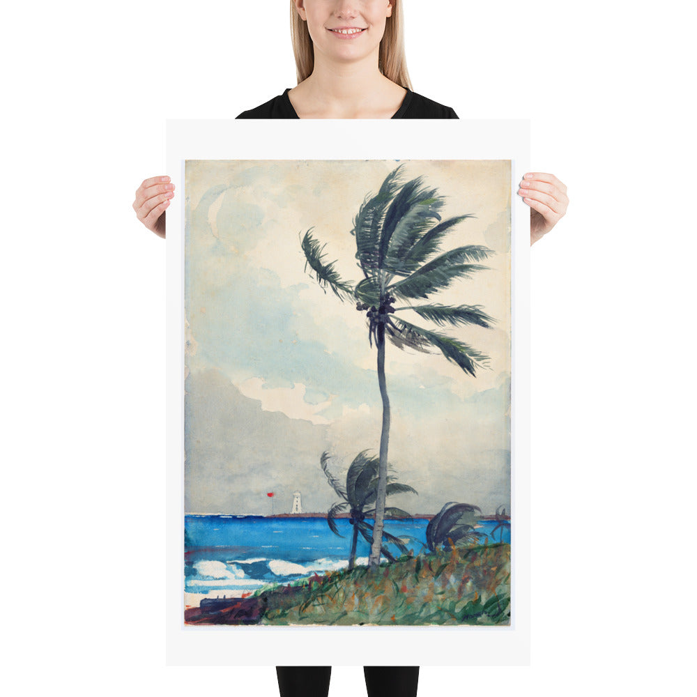 Palm Tree in Nassau Winslow Homer Art Print