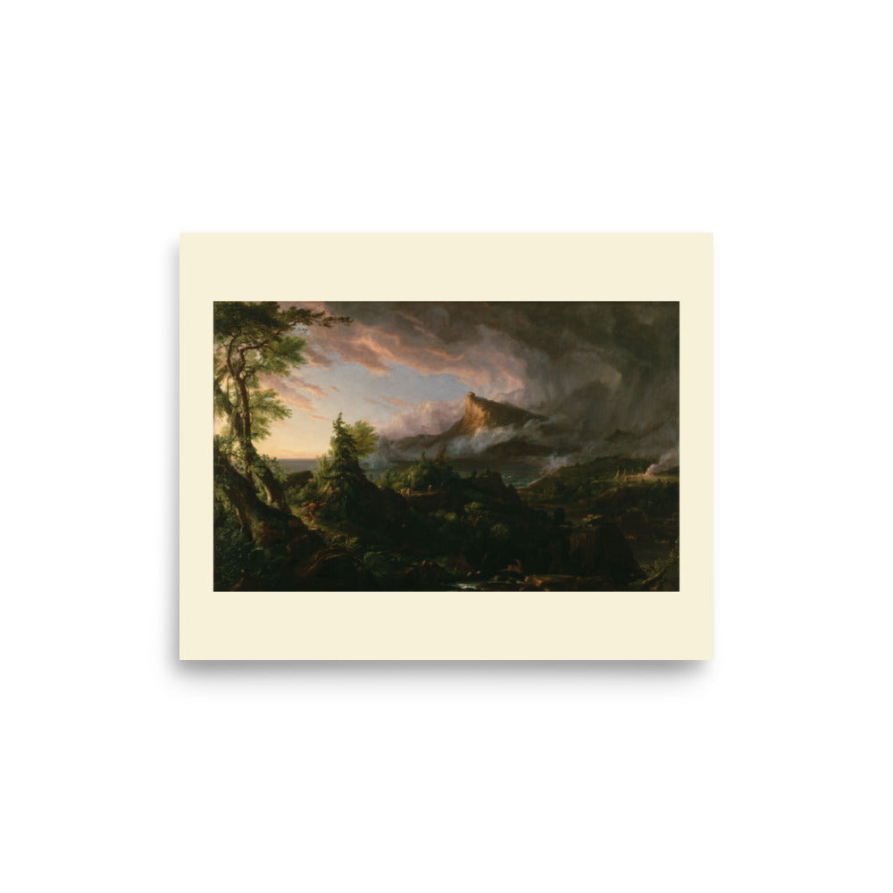 The Savage State Thomas Cole The Course of Empire Art Print