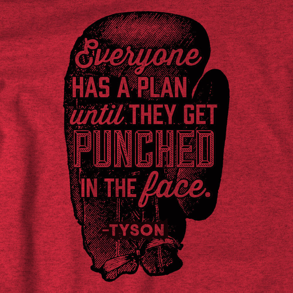 Everyone Has a Plan Until They Get Punched in the Face Unisex Tank Top