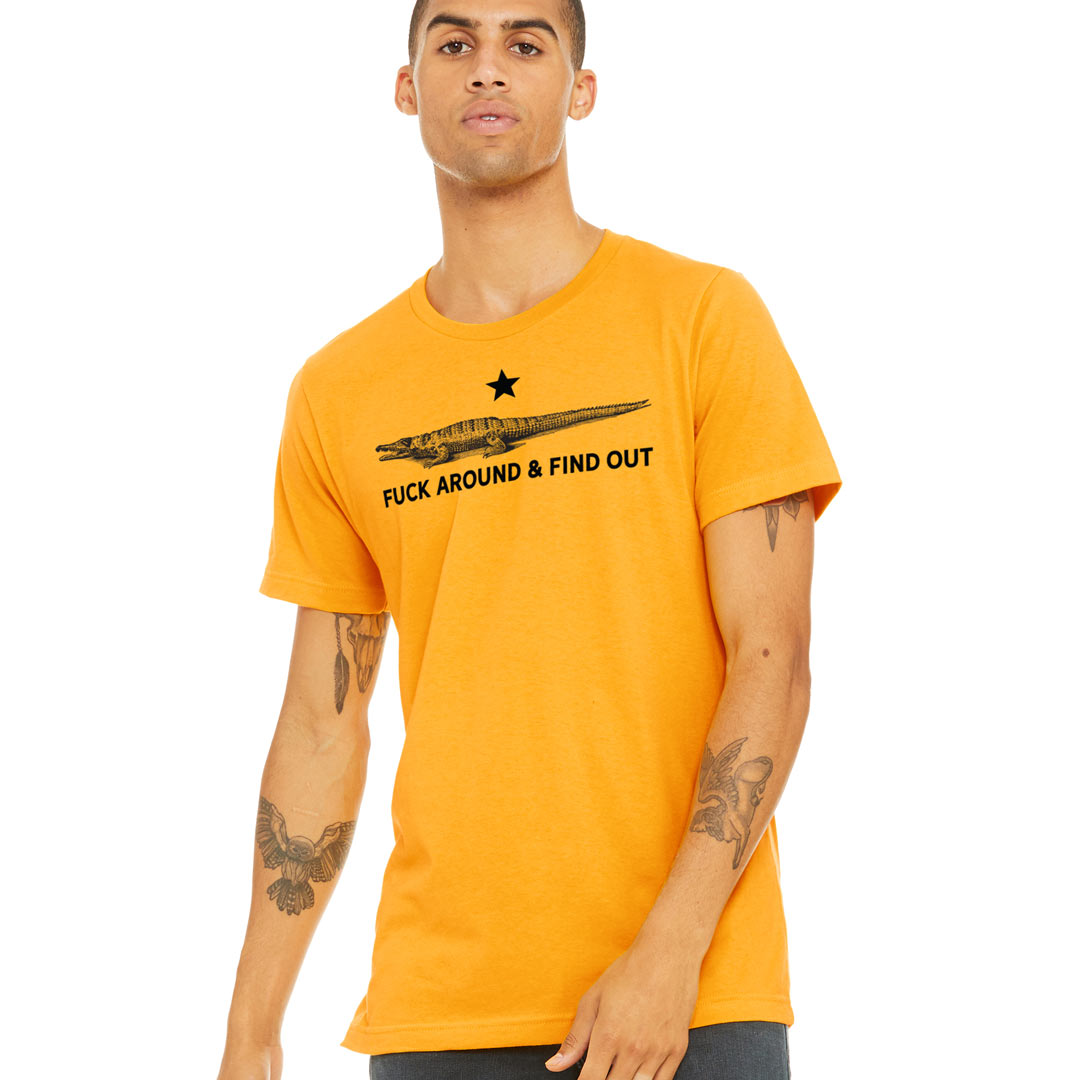 Crocodile Fuck Around And Find Out Short-Sleeve Unisex T-Shirt