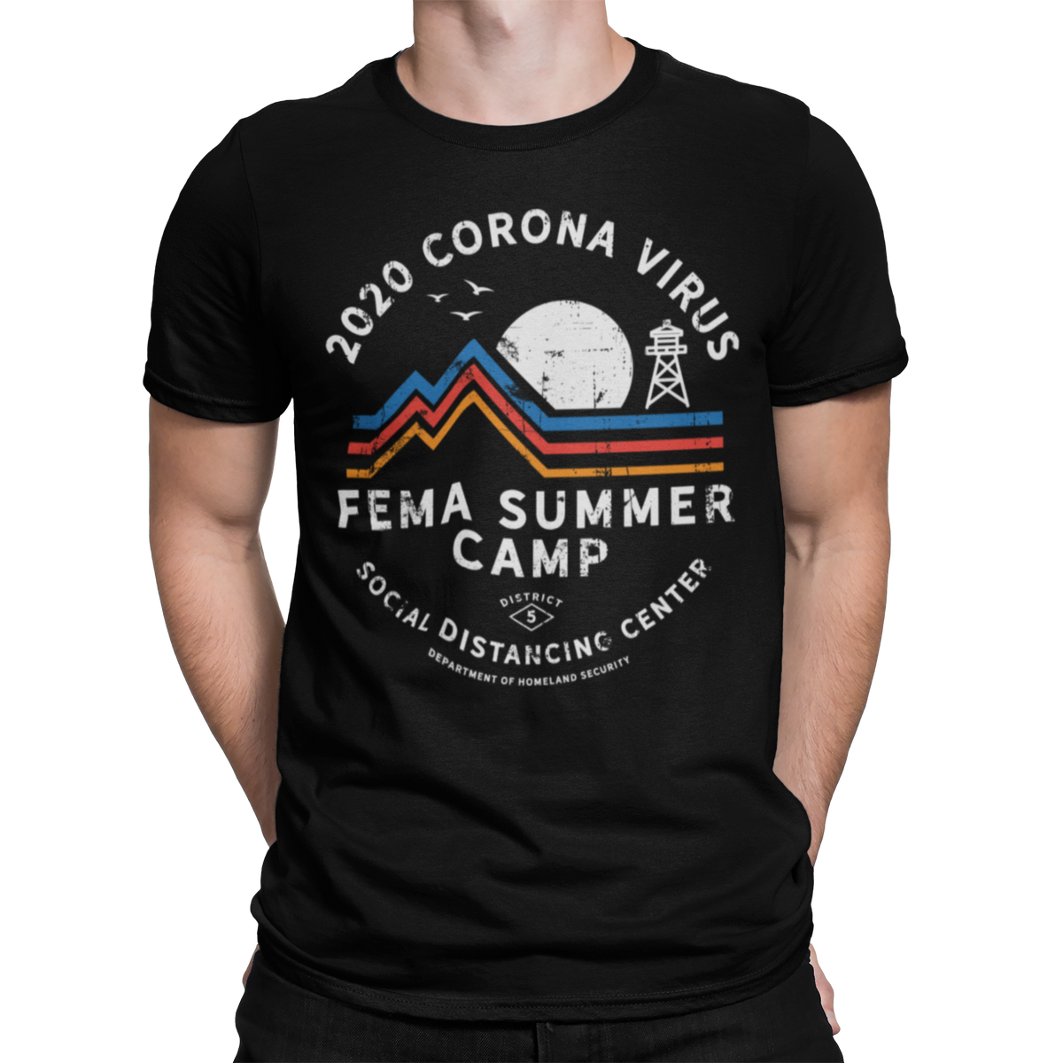 2020 Corona Virus FEMA Summer Camp T-Shirt