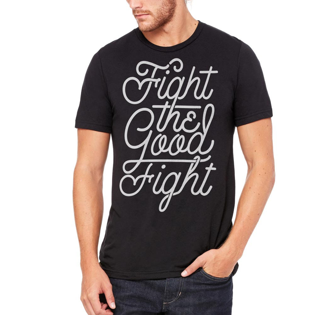 Fight the Good Fight Tri-Blend Graphic T-Shirt