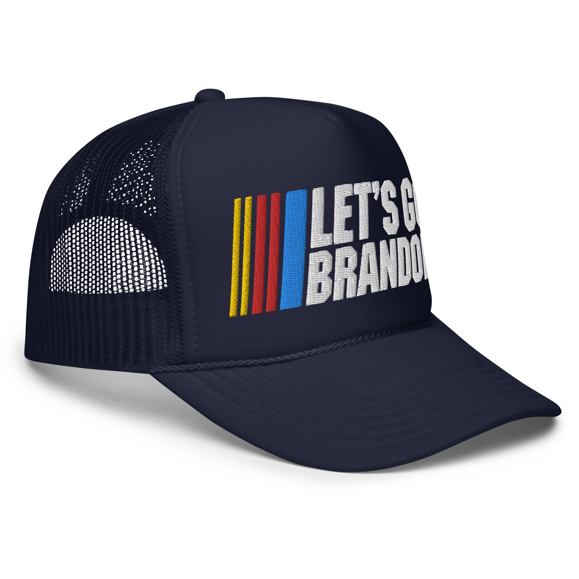 Let's Go Brandon Racing Foam Trucker Hat