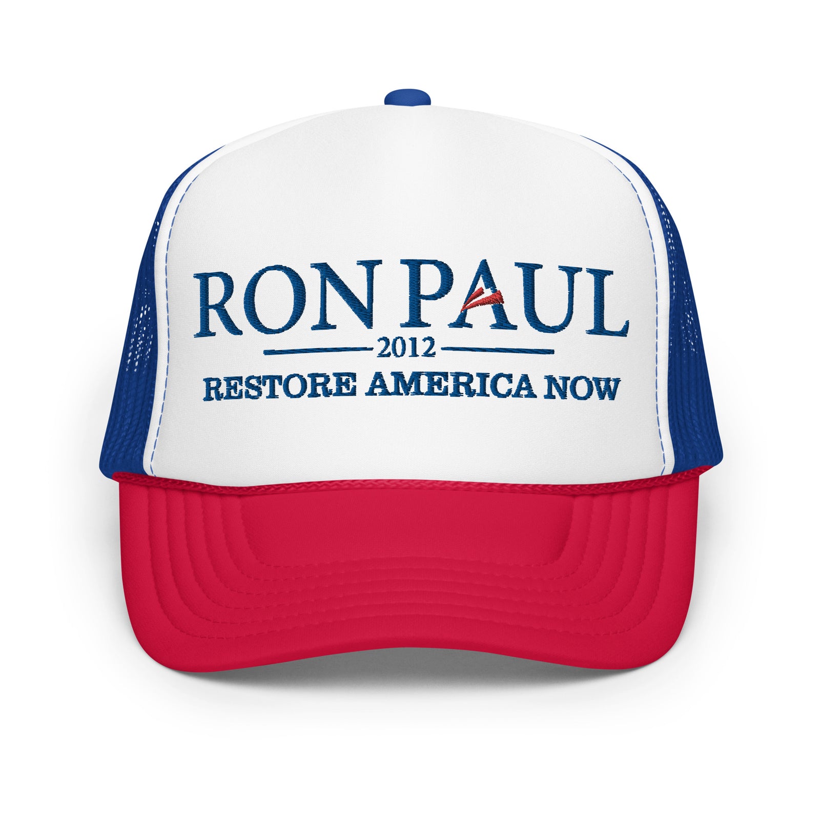 Ron Paul 2012 Retro Campaign Foam Trucker Hat