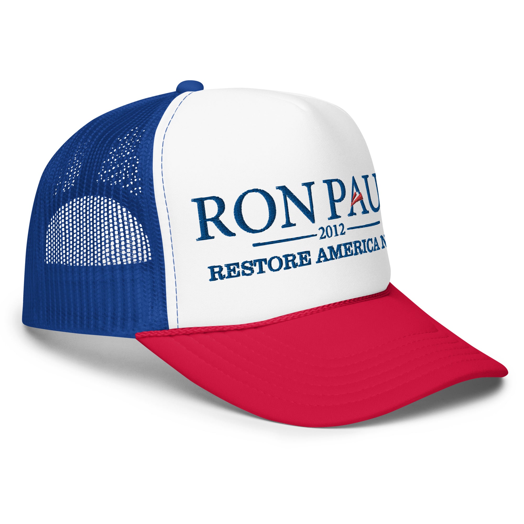 Ron Paul 2012 Retro Campaign Foam Trucker Hat