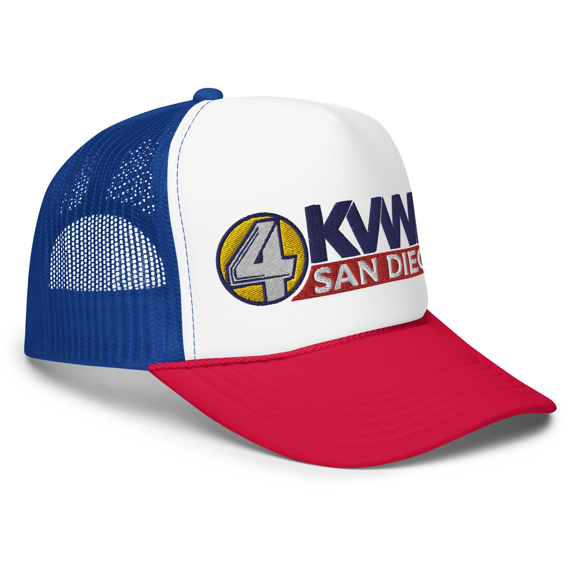 KVWN Channel 4 San Diego Anchorman Foam Trucker Hat