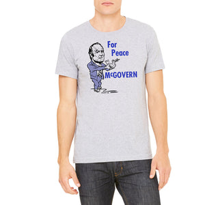 George McGovern 1972 Peace Retro Campaign T-Shirt