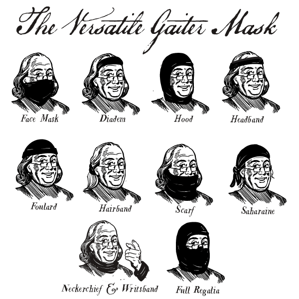 Shark Teeth Neck Gaiter