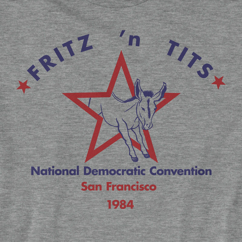 1984 Fritz n Tits San Francisco Democratic Convention T-Shirt