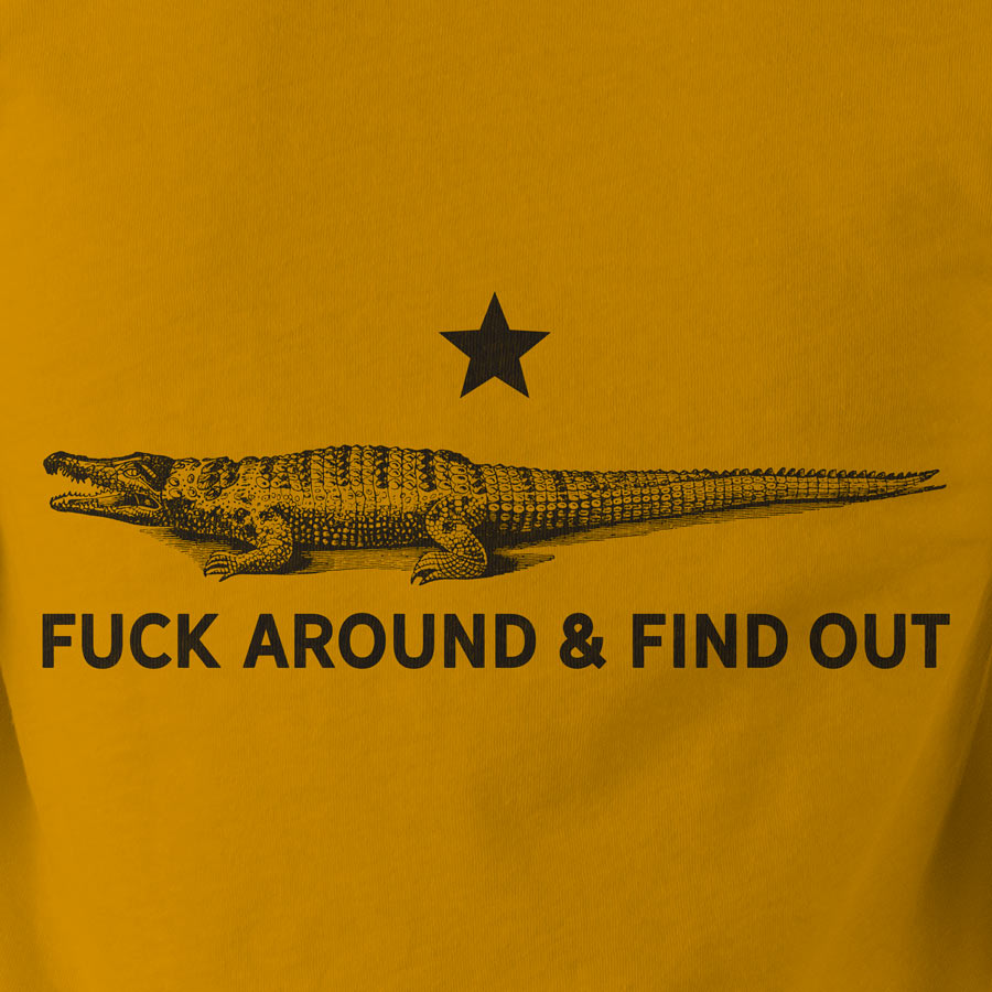 Crocodile Fuck Around And Find Out Short-Sleeve Unisex T-Shirt