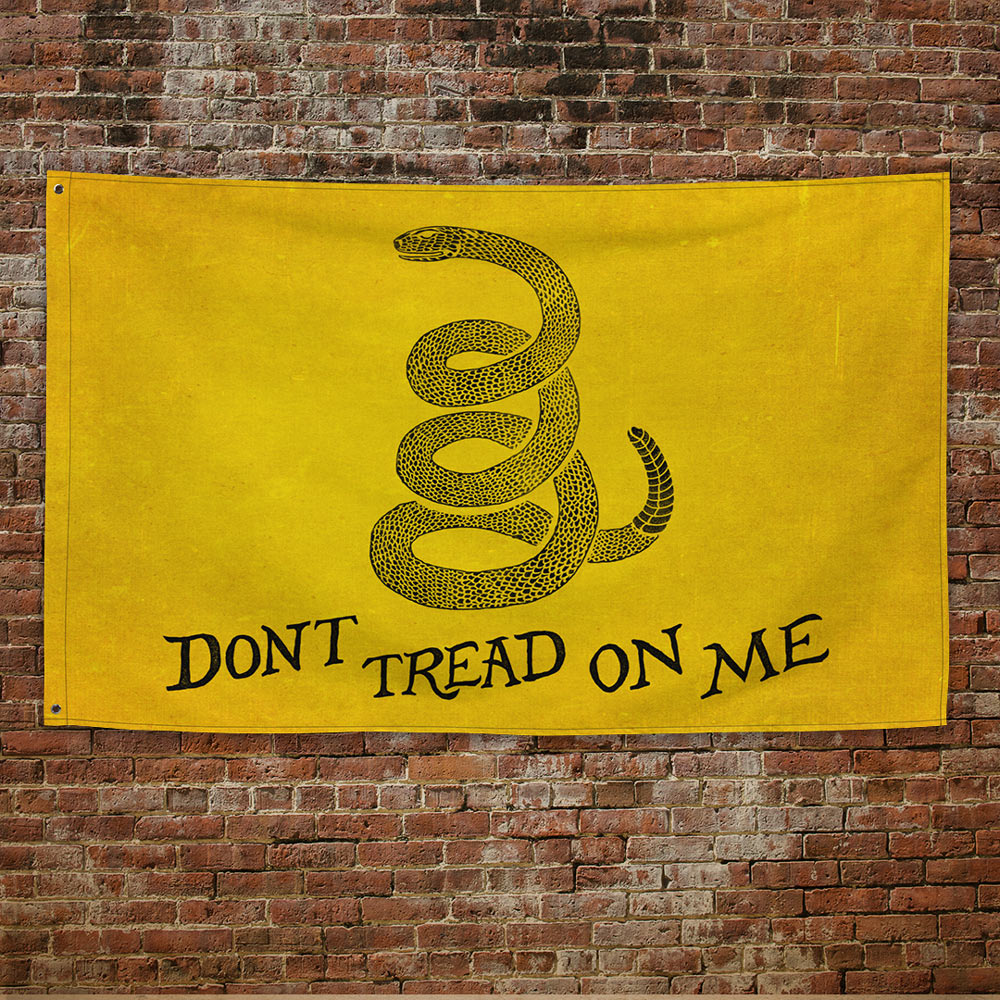 Gadsden Colonial Wall Flag