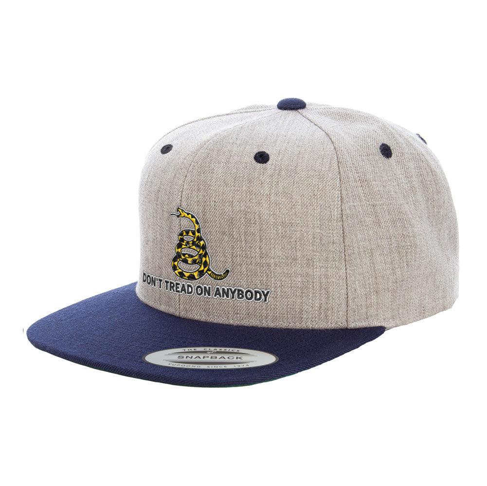 Don&#39;t Tread On Anybody Gadsden Snapback Hat