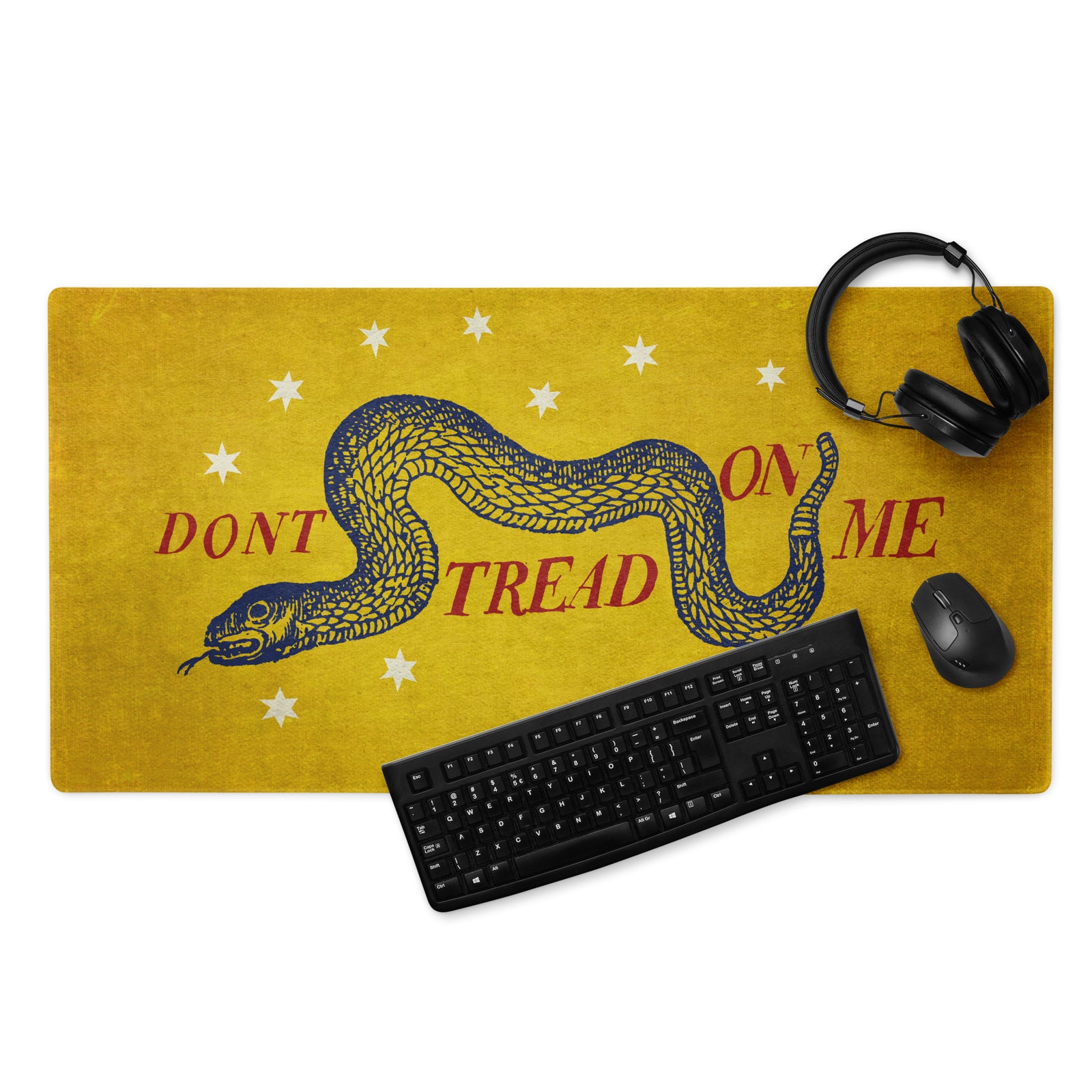 Colonial Gadsden Don't Tread On Me Flag Desk Mat