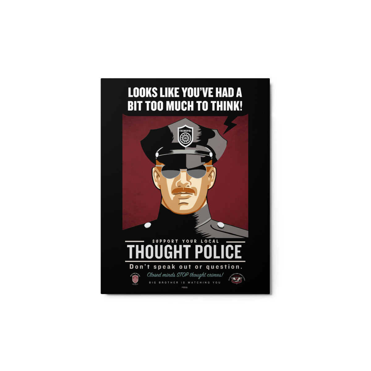 Looks like you&#39;ve Had a Bit Too Much To Think Metal Print