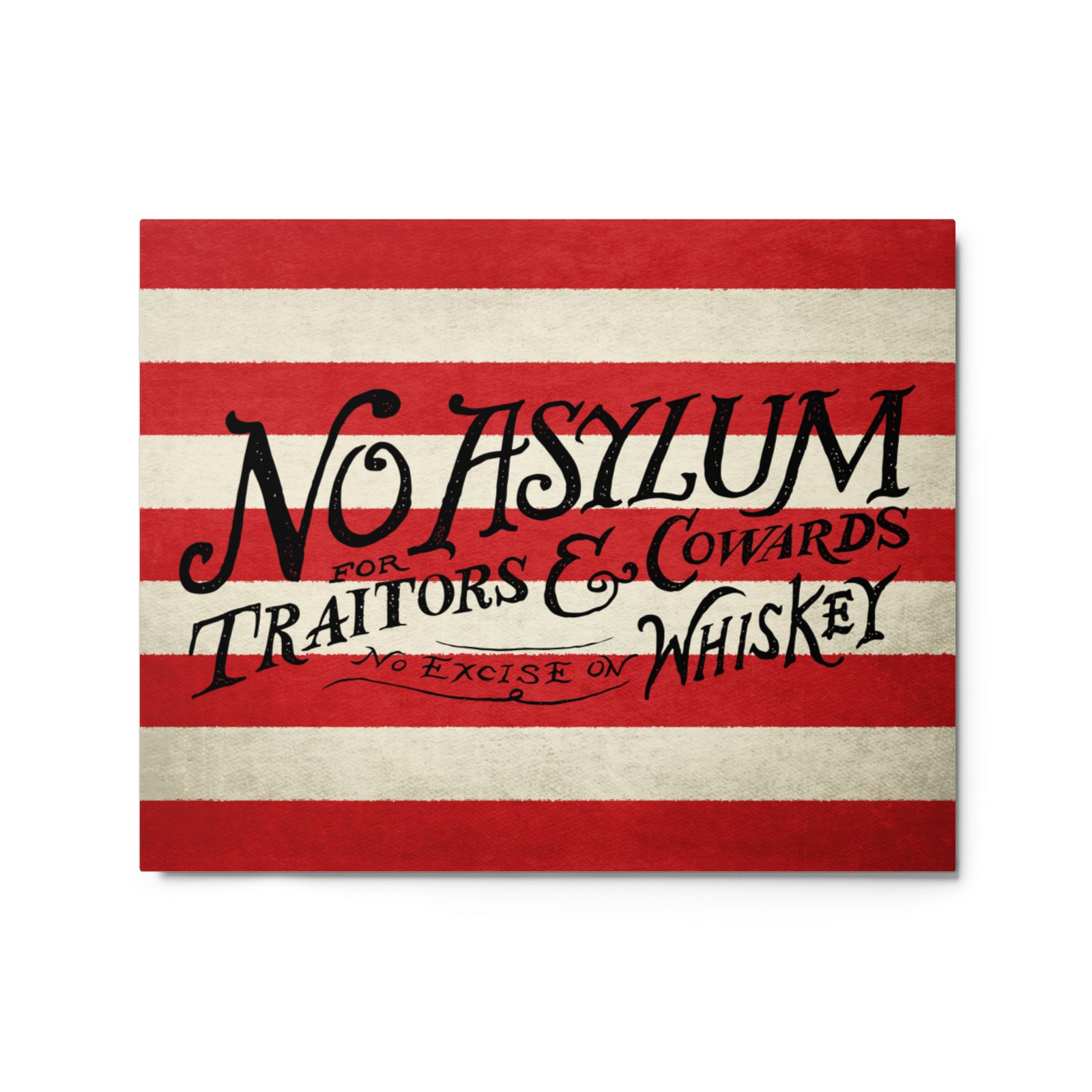 Whiskey Rebellion Flag Metal prints