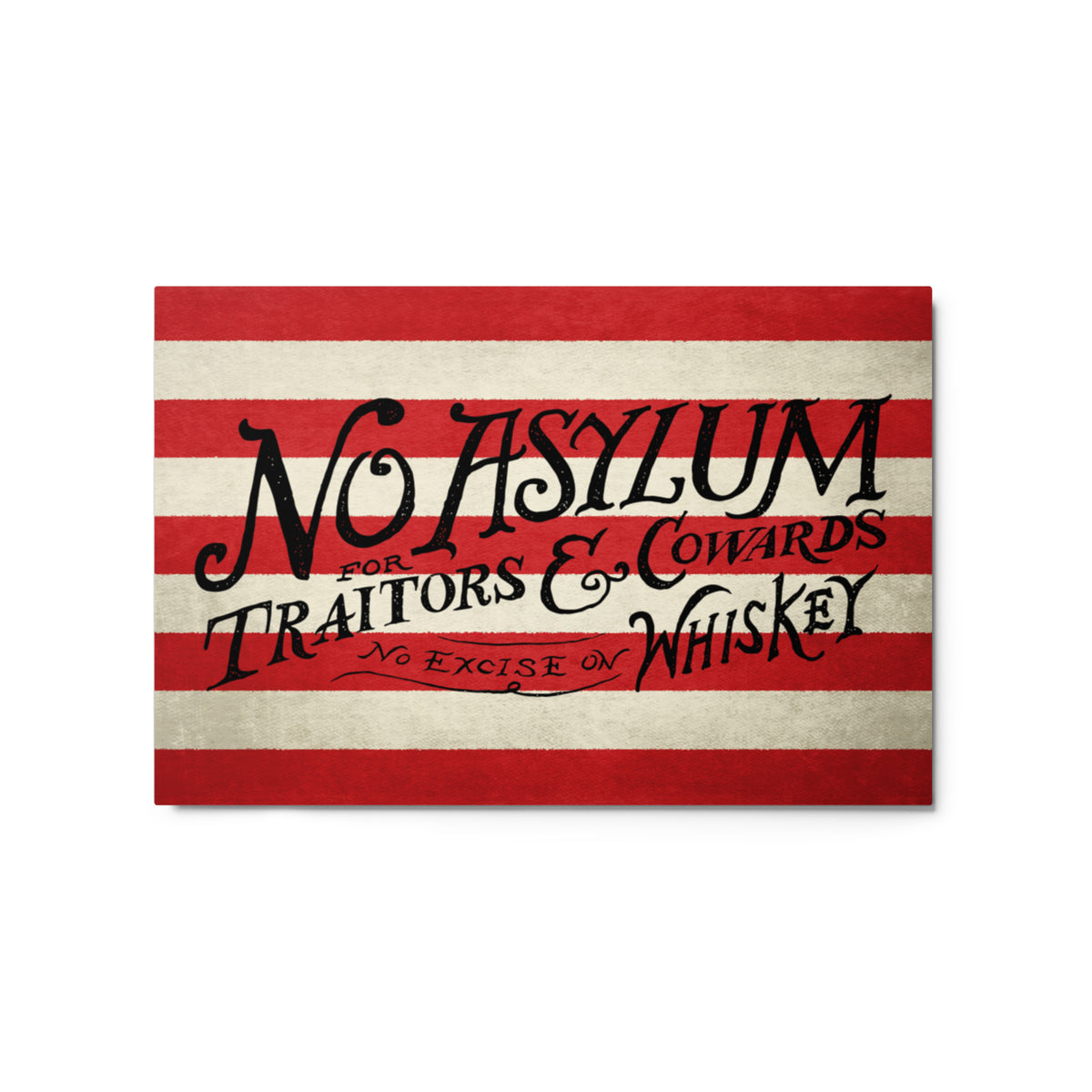 Whiskey Rebellion Flag Metal prints