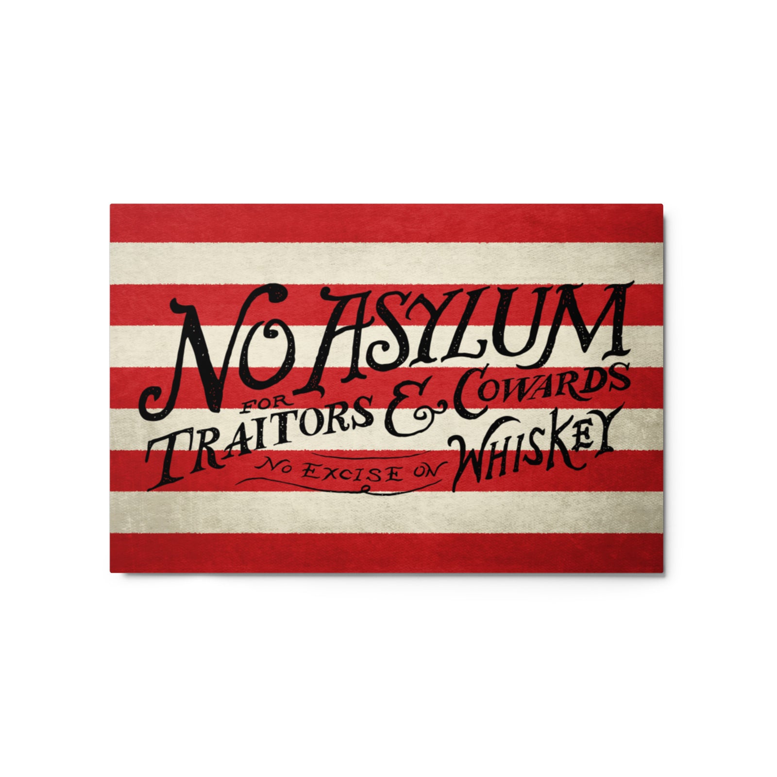 Whiskey Rebellion Flag Metal prints