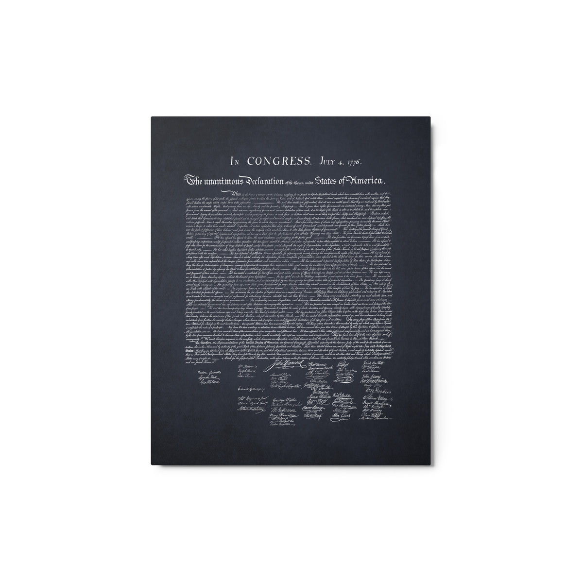 Declaration of Independence Metal Print