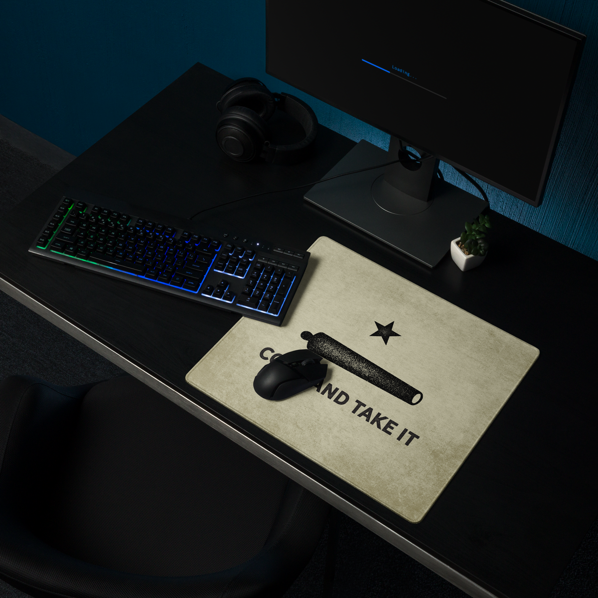 Gonzalez Come and Take It Gaming Desk Mat