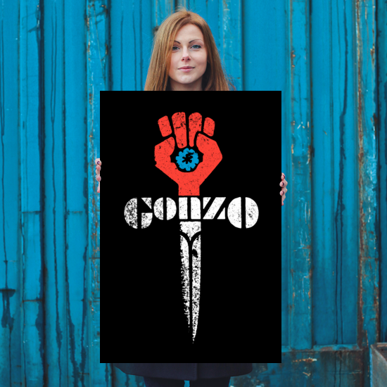 Gonzo Journalism Fist Poster