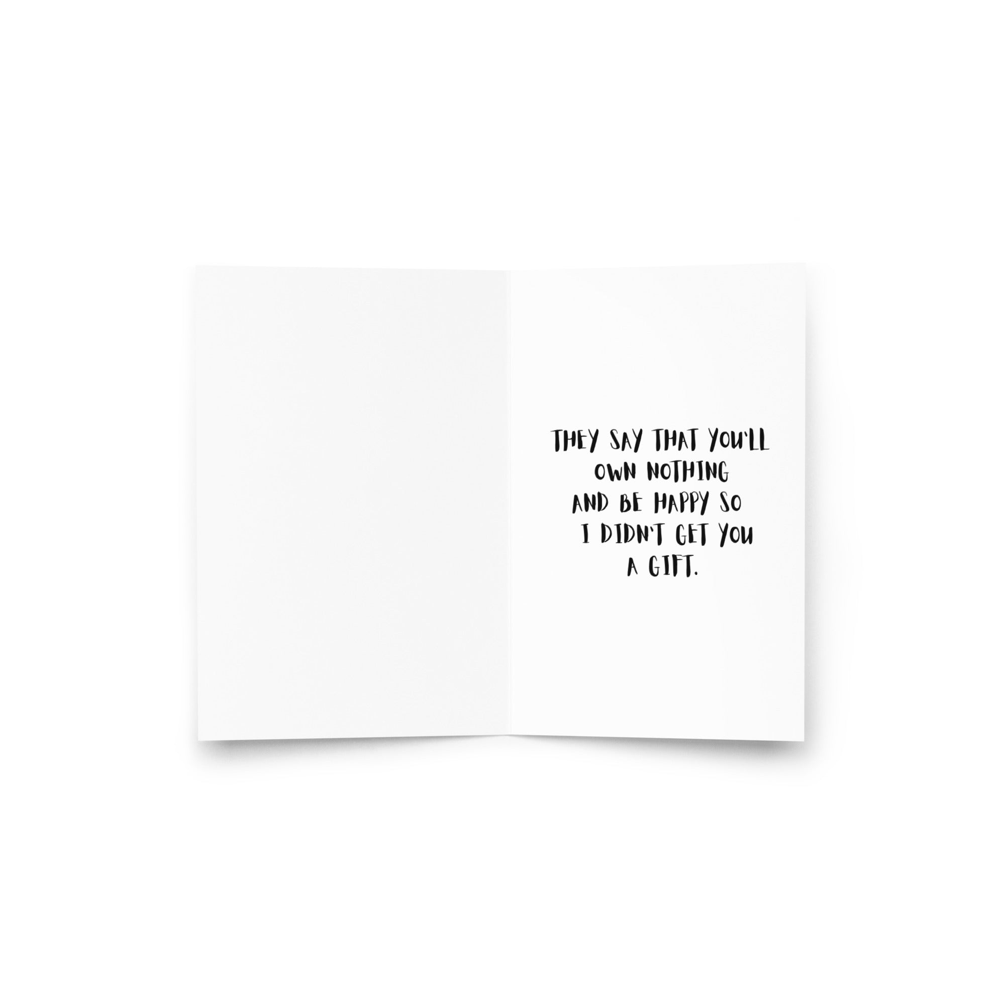 Great Reset Greeting card