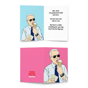 Biden Hey Jack Greeting Card