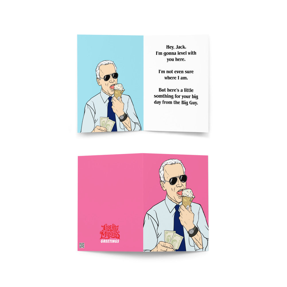 Biden Hey Jack Greeting Card