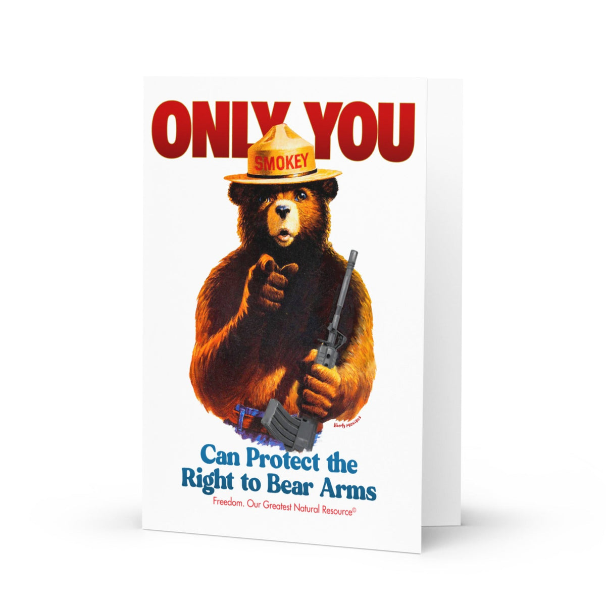 Only You Can Protect the Right to Bear Arms Greeting Card
