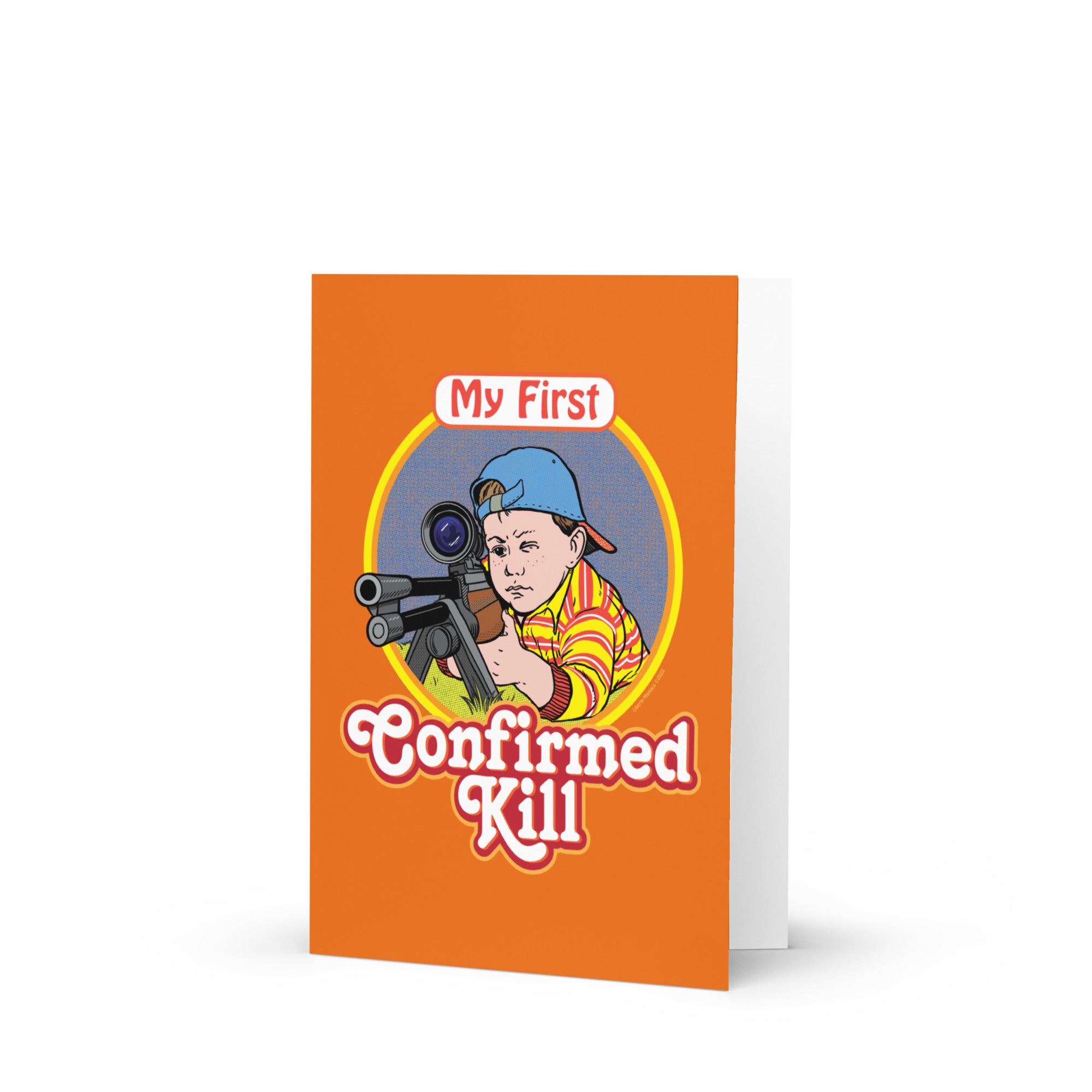 My First Confirmed Kill Greeting card