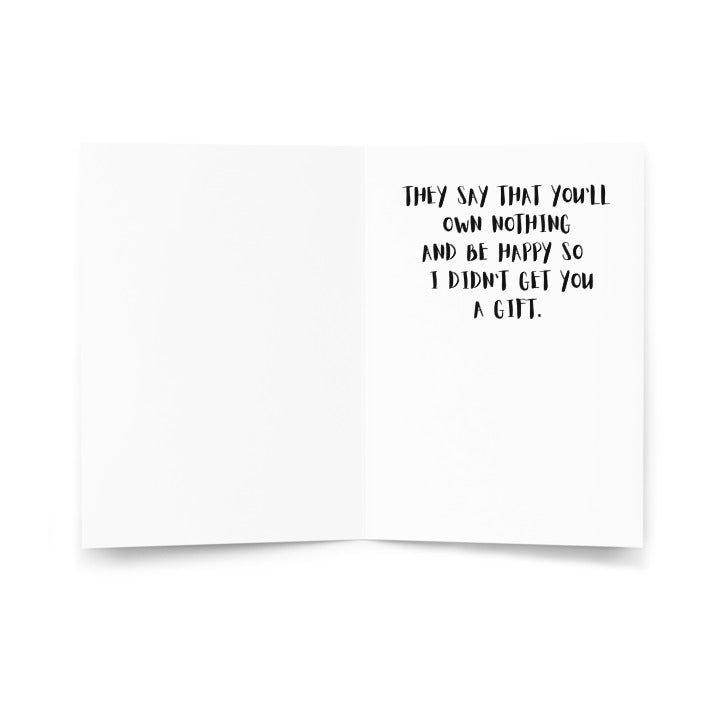 Great Reset Greeting card