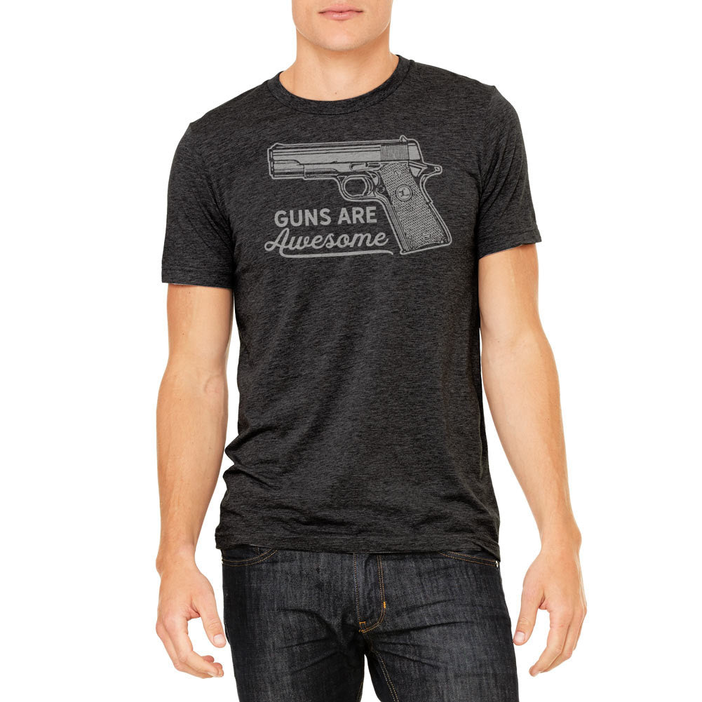 Guns Are Awesome Tri-Blend T-Shirt