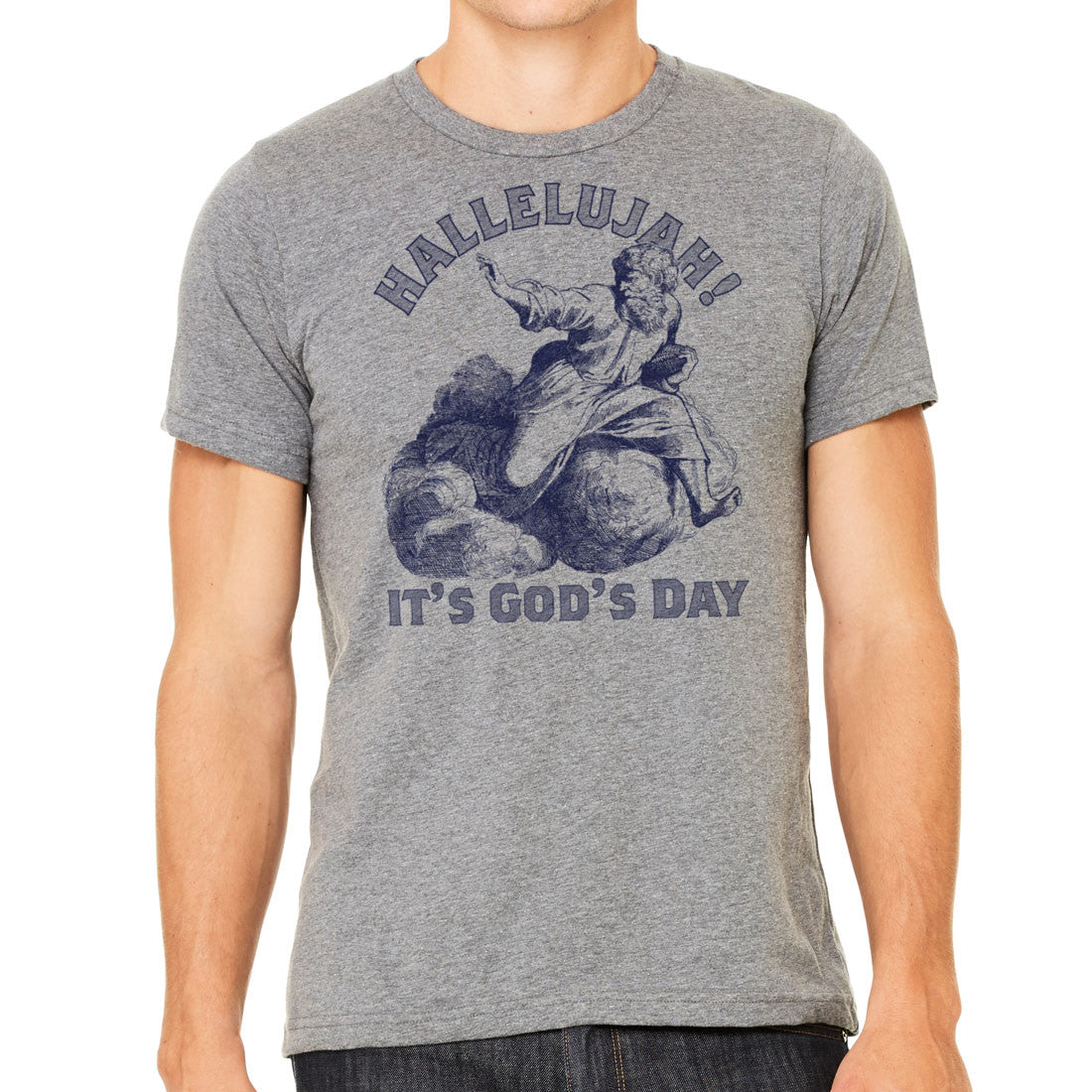 Hallelujah It&#39;s God&#39;s Day Football T-Shirt