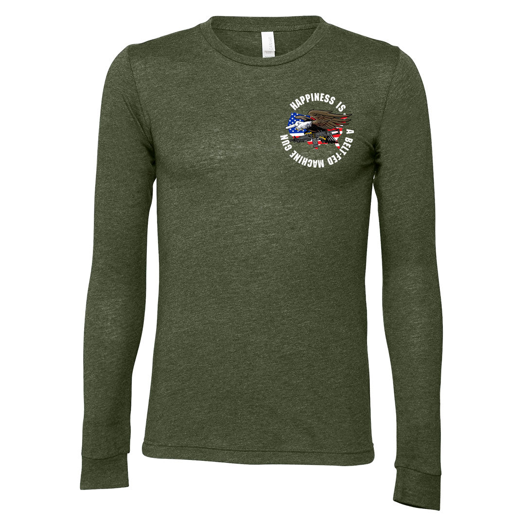 Happiness Is A Belt-Fed Machine Gun Long Sleeve Tee