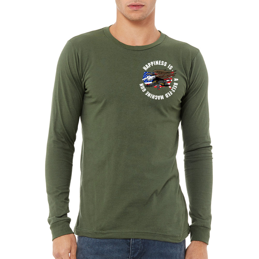 Happiness Is A Belt-Fed Machine Gun Long Sleeve Tee