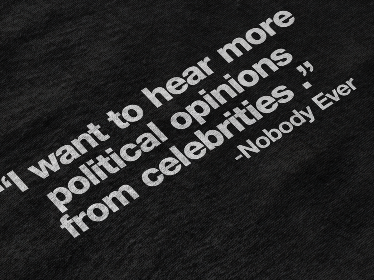 I Want To Hear The Political Opinions of Politicians Short sleeve t-shirt