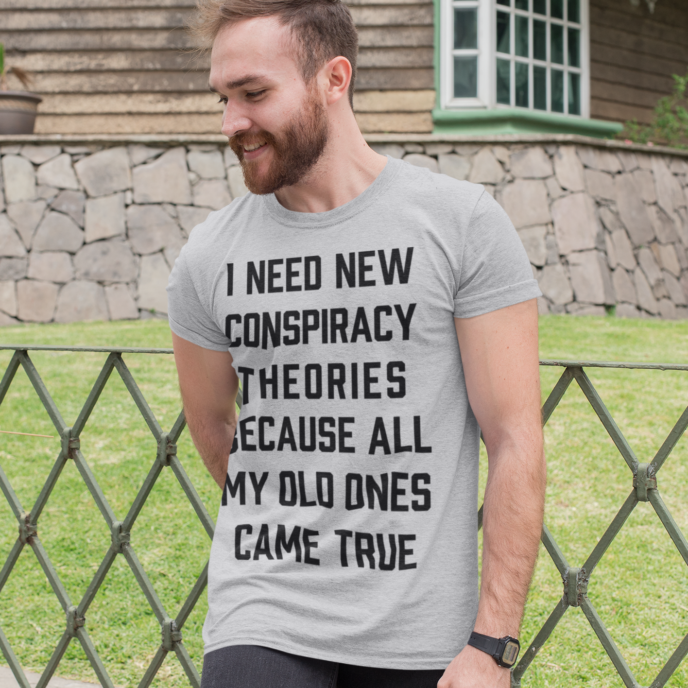 I Need New Conspiracy Theories Short-Sleeve Unisex T-Shirt