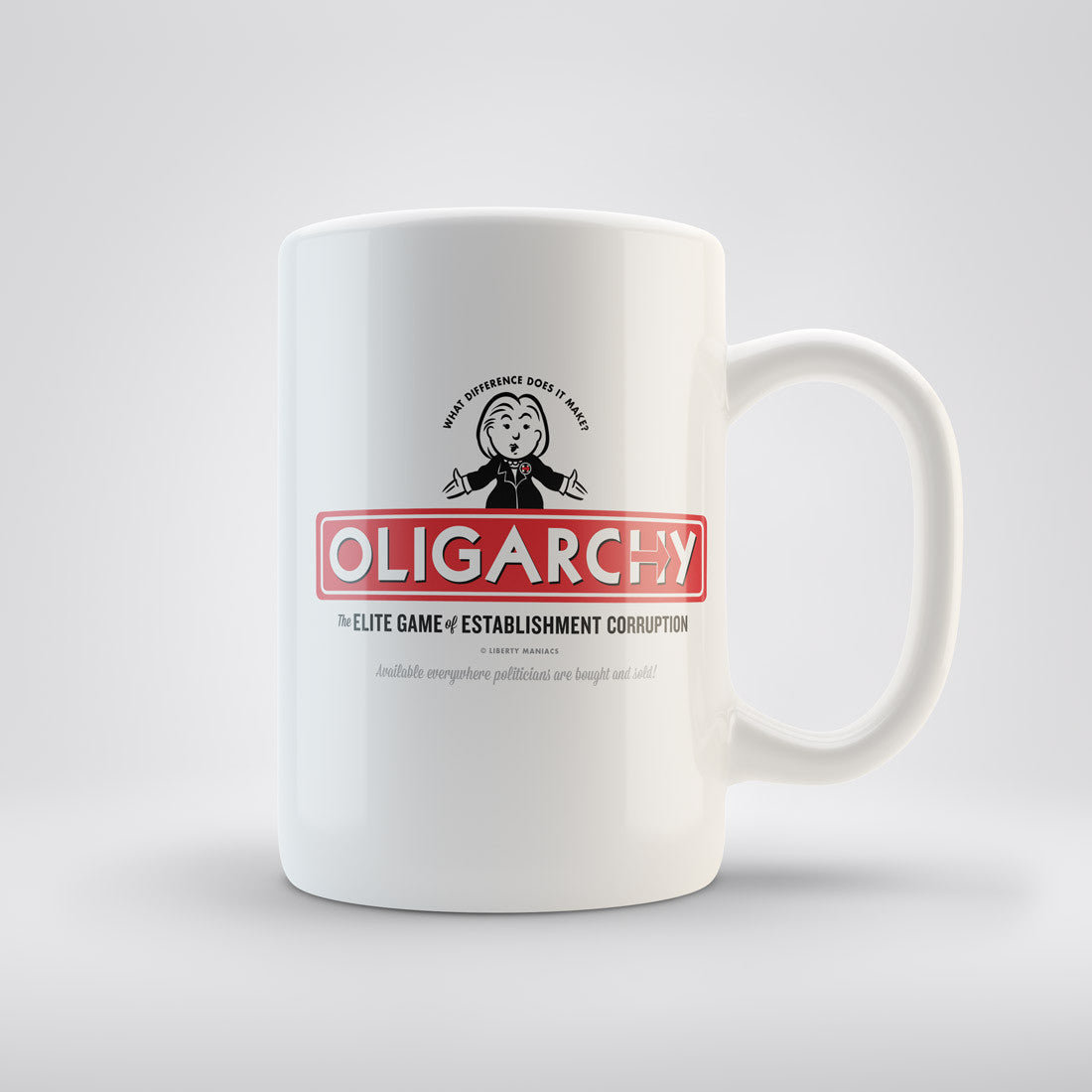 Oligarchy Game of Establishment Corruption Mugs