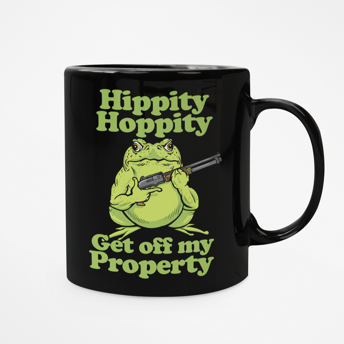 Hippity Hoppity Get Off My Property Coffee Mug