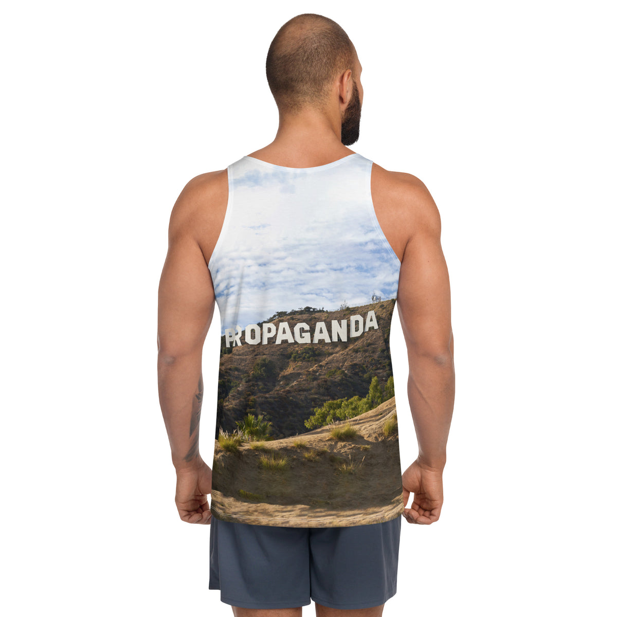 Hollywood Propaganda All Over Graphic Unisex Tank Top