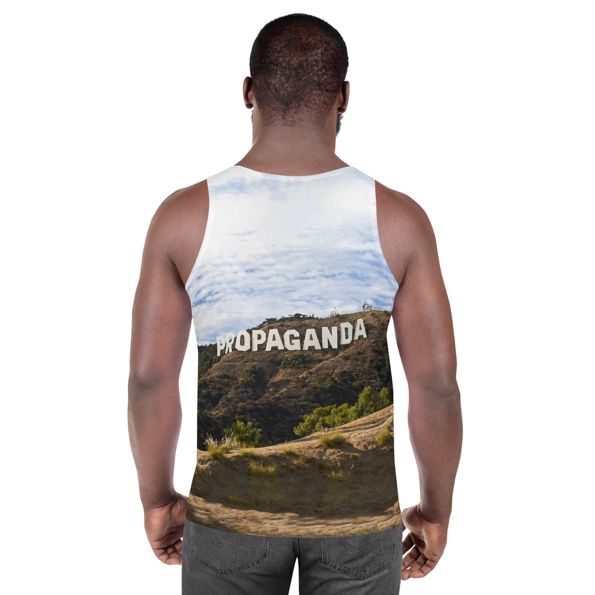 Hollywood Propaganda All Over Graphic Unisex Tank Top