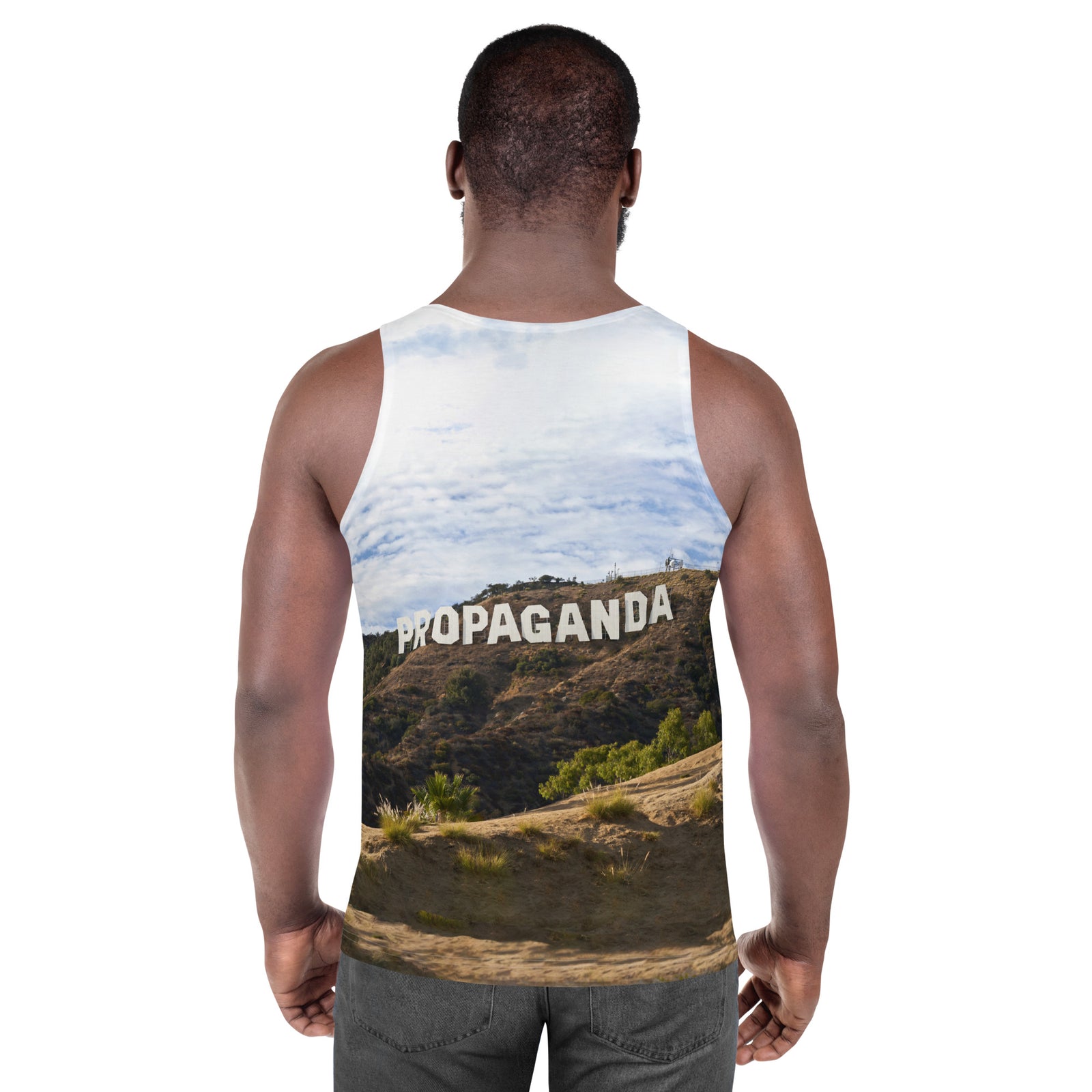 Hollywood Propaganda All Over Graphic Unisex Tank Top