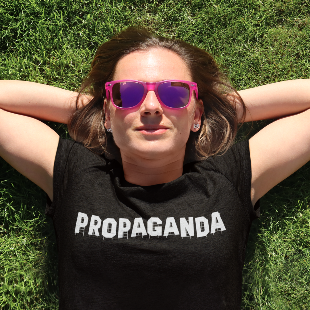 Propaganda Hollywood Sign Tri-Blend Graphic T-Shirt