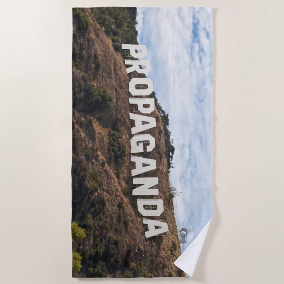 Hollywood Propaganda Beach Towel