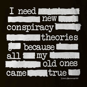 I Need New Conspiracy Theories  Redacted Short-Sleeve Unisex T-Shirt